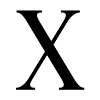 X